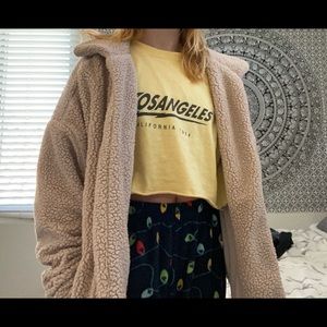 Creme colored sherpa